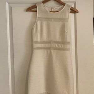 Cream/off-white LUSH bandage dress
